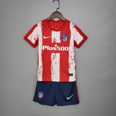 Camiseta Atletico Madrid Primera equipo Niño 2021-22